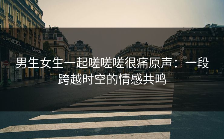 男生女生一起嗟嗟嗟很痛原声：一段跨越时空的情感共鸣